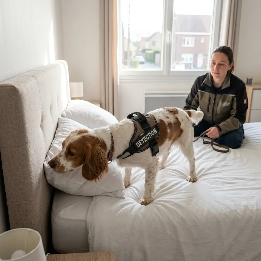 Détection canine punaise de lit Sin-le-Noble (59450)