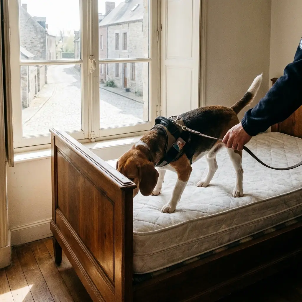 Détection canine punaise de lit Esquelbecq (59470)