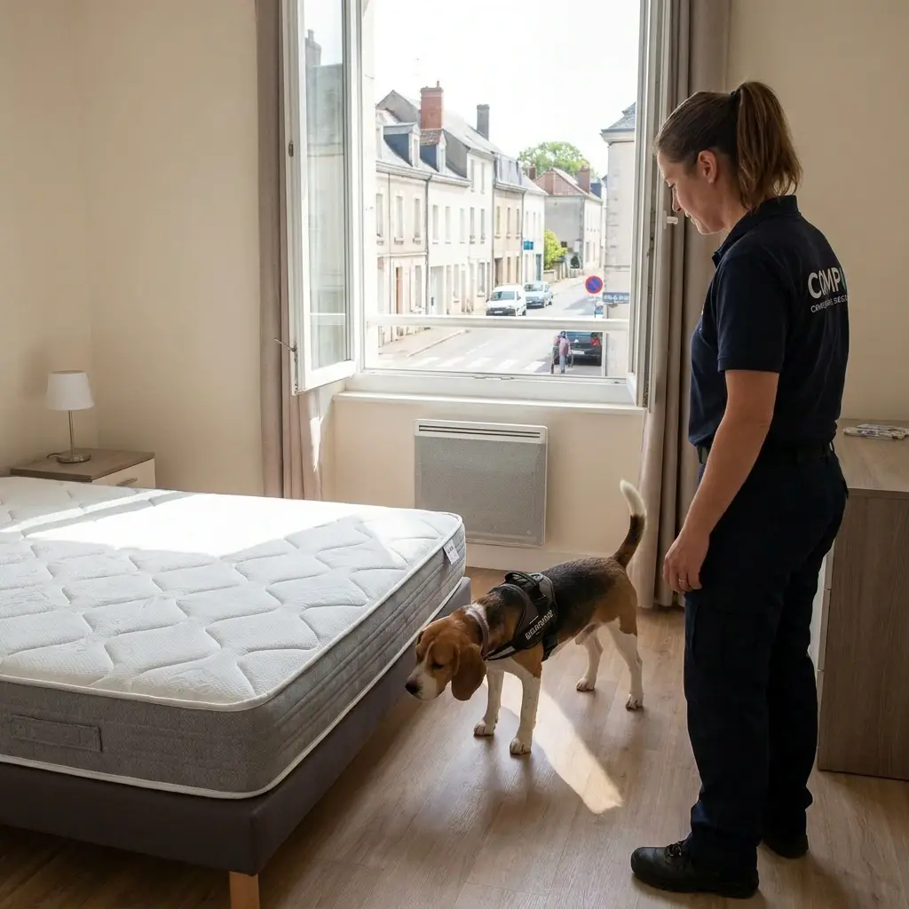 Détection canine punaise de lit Le Quesnoy (59530)
