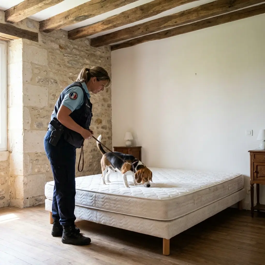 Comment se déroule la détection canine à Landrecies ?
