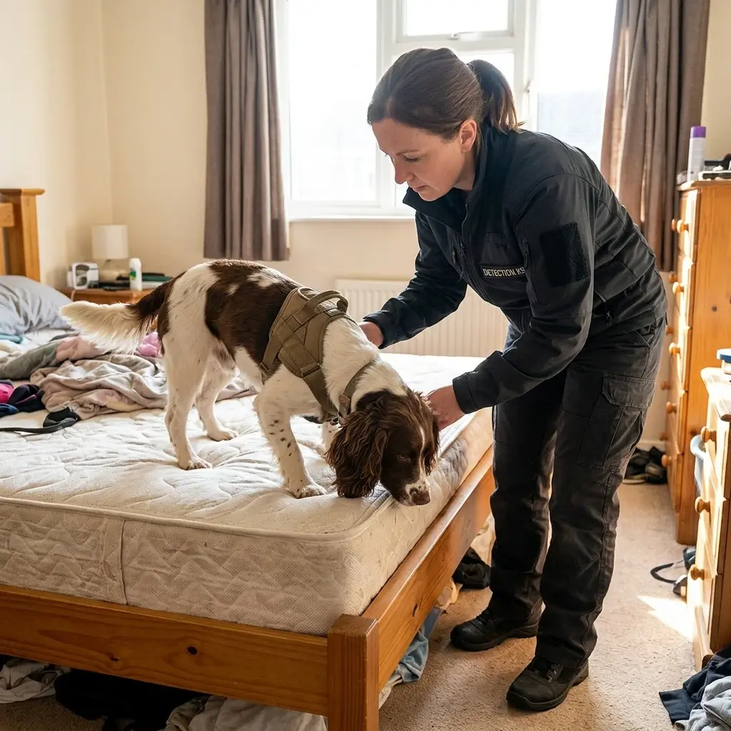 Le processus de détection canine et de traitement