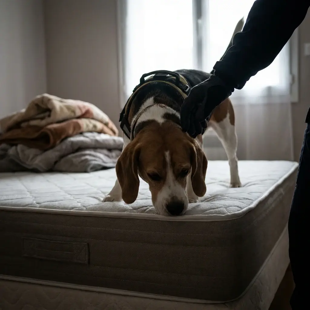 Détection canine punaise de lit Comines (59560)