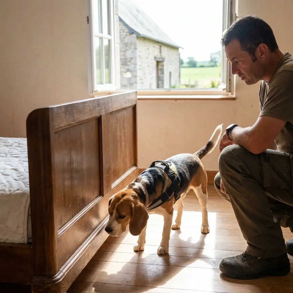 Comment fonctionne la recherche canine sur le terrain ?