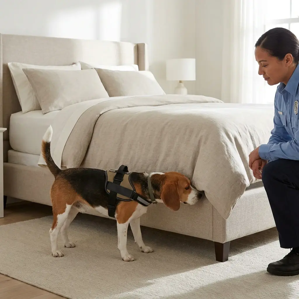 Les bons réflexes pour préparer la détection canine à Aniche