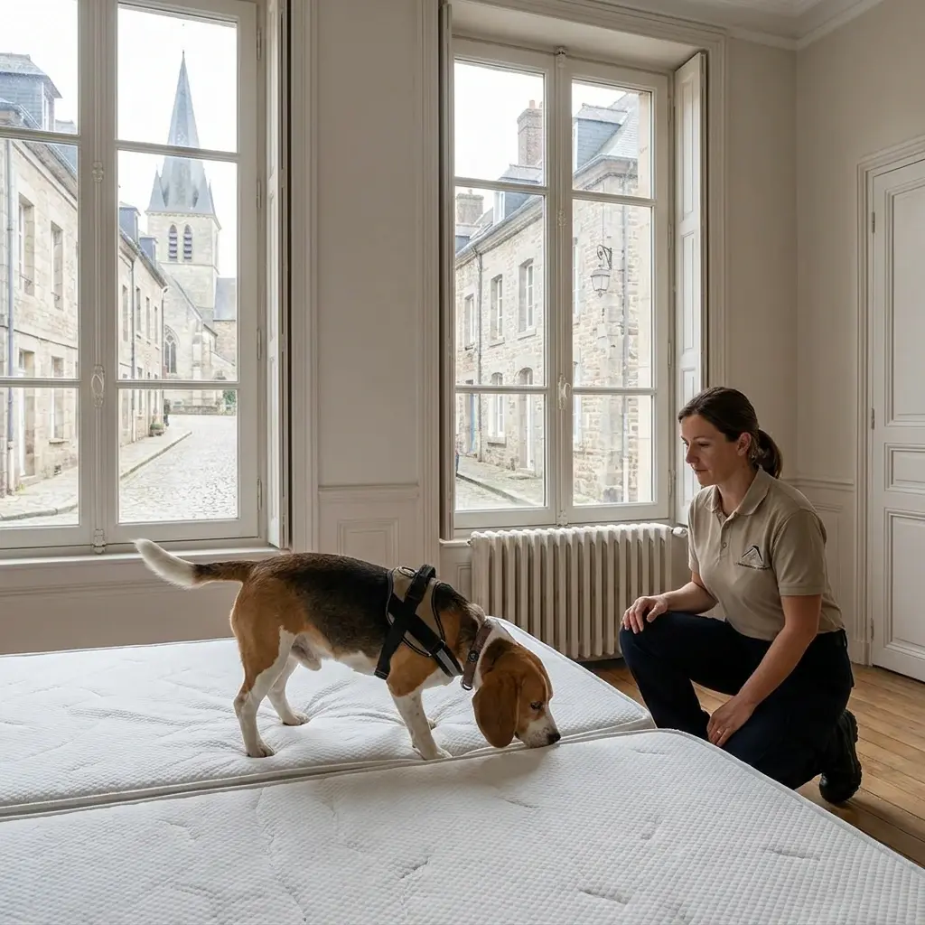 Comment se déroule l'intervention canine à Aniche ?