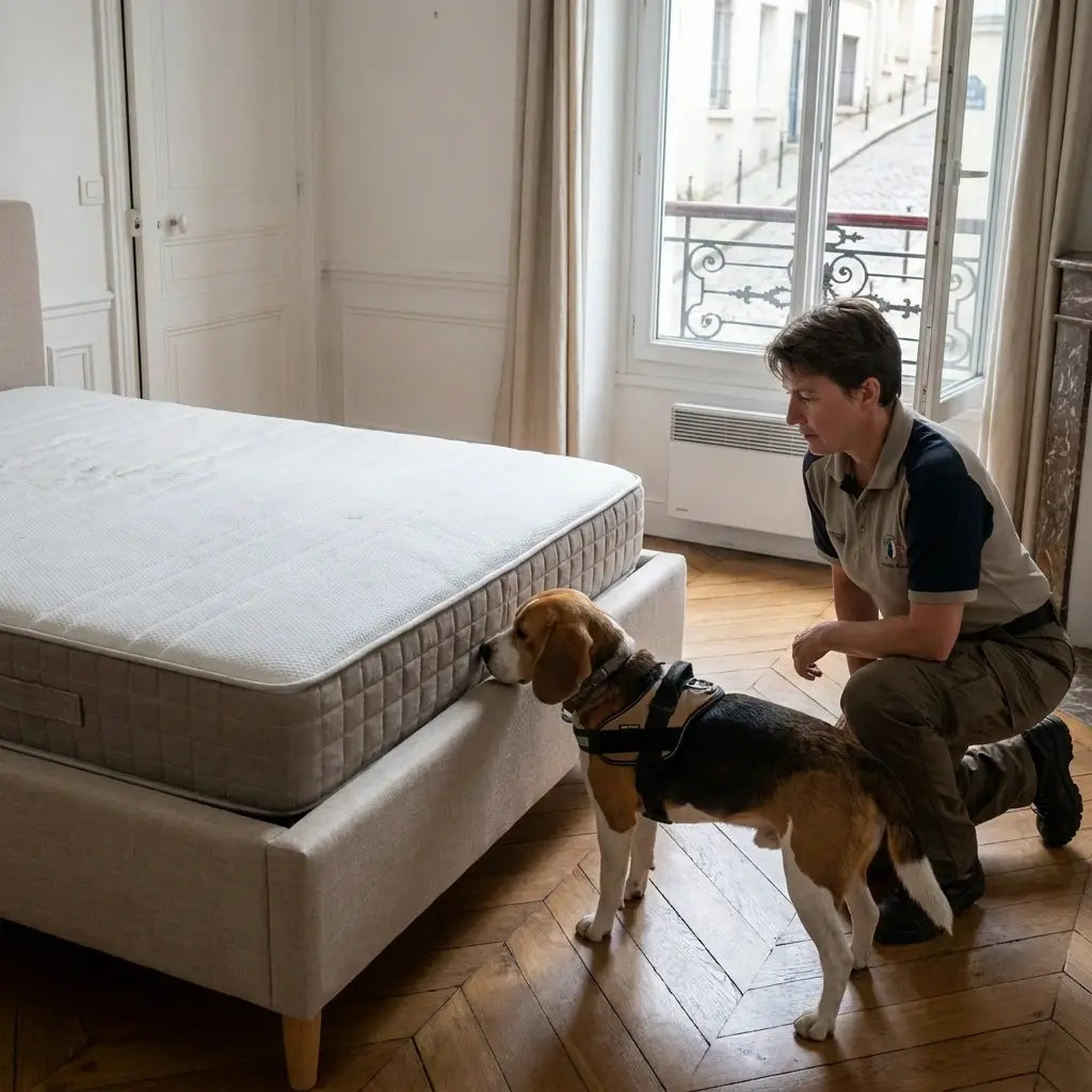 Comment réagir avant l'arrivée du chien détecteur