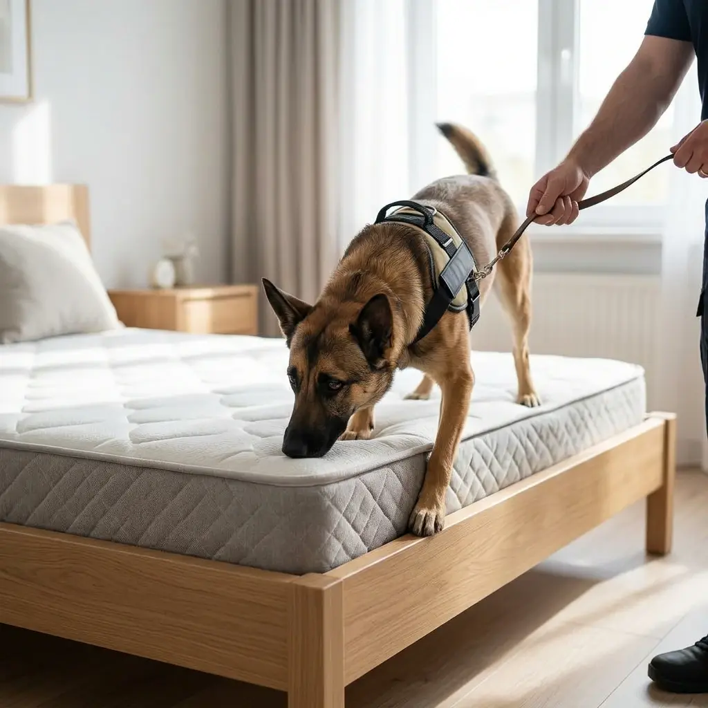 Comment réagir avant l'arrivée du chien détecteur ?