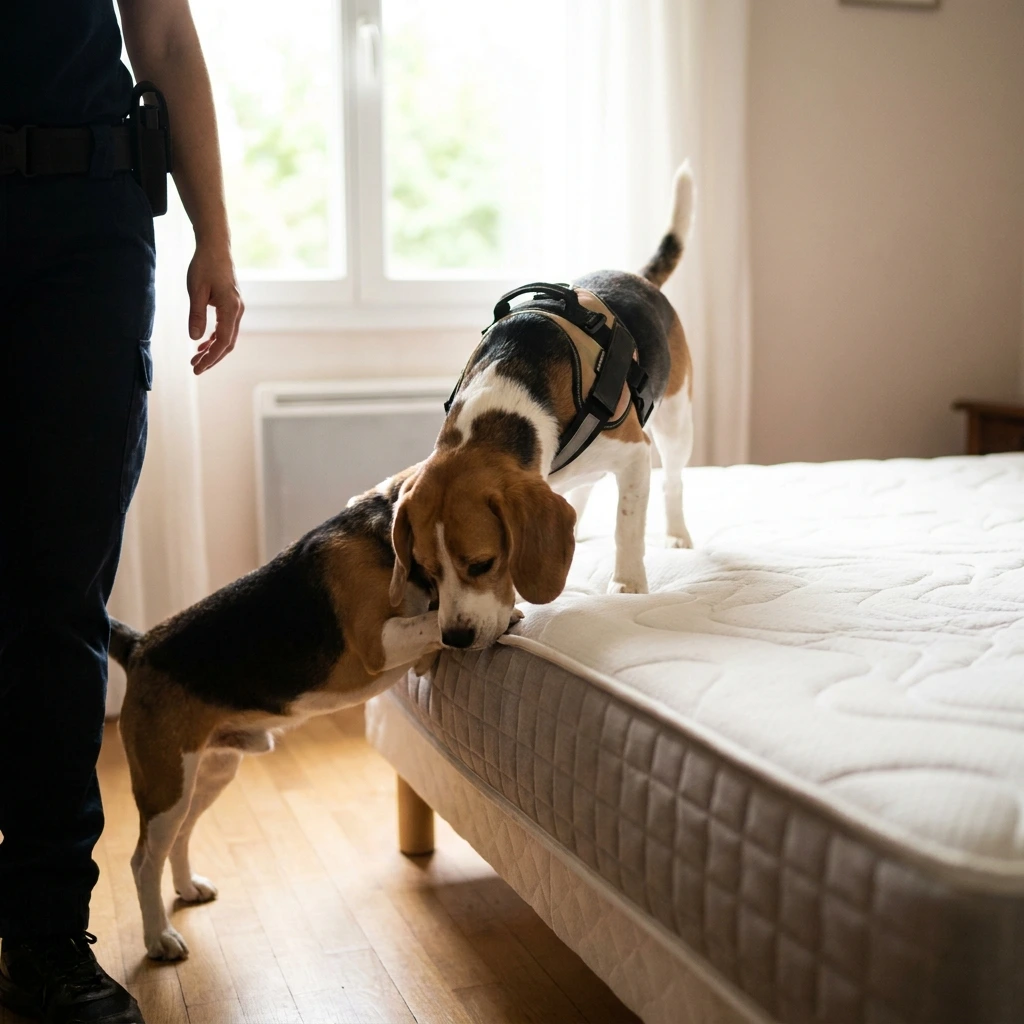 Comment se déroule la détection canine à Pont-à-Marcq ?