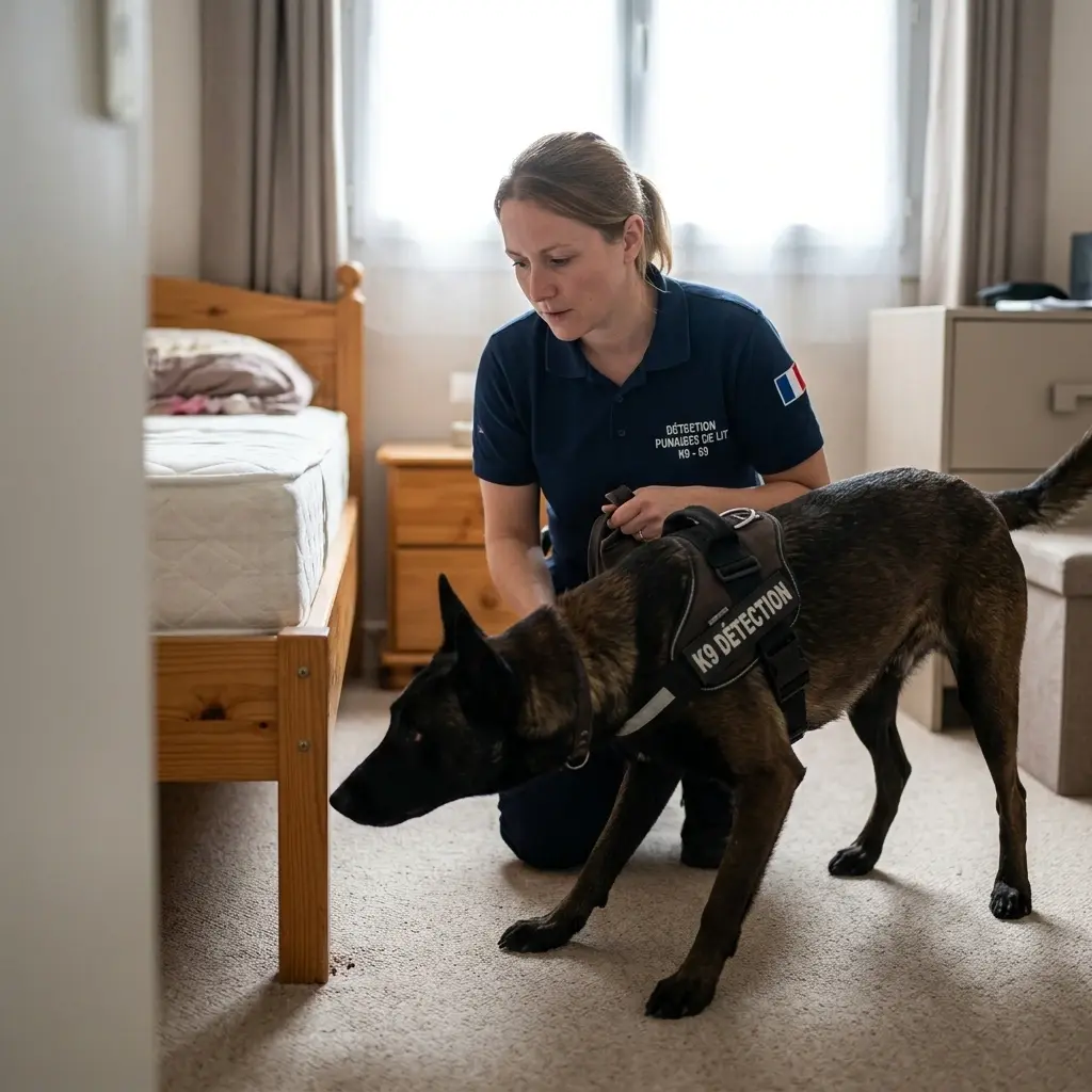 Le protocole de détection canine en action
