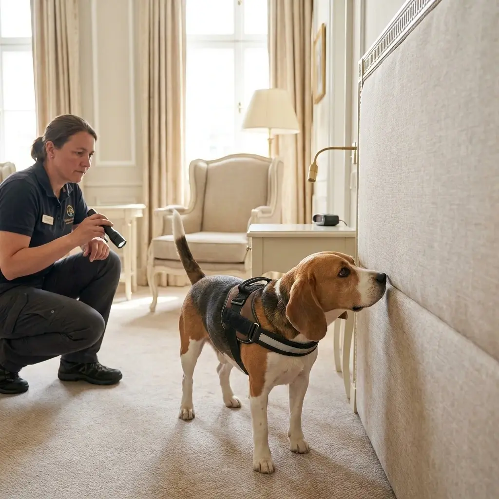Comment fonctionne la détection canine sur place ?