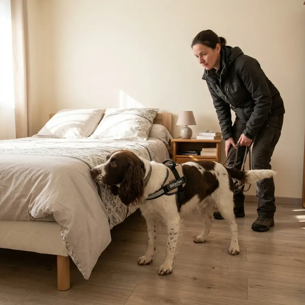 Comment préparer votre logement pour le passage du chien détecteur