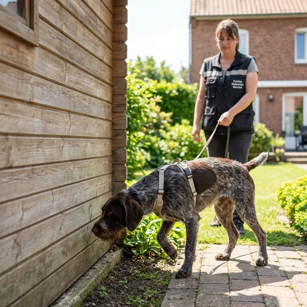 Comment se déroule la détection canine à Marchiennes ?