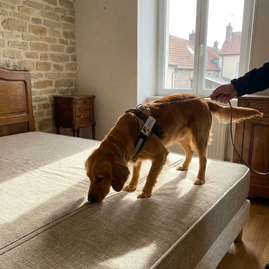 Comment se déroule une détection canine à Saultain ?