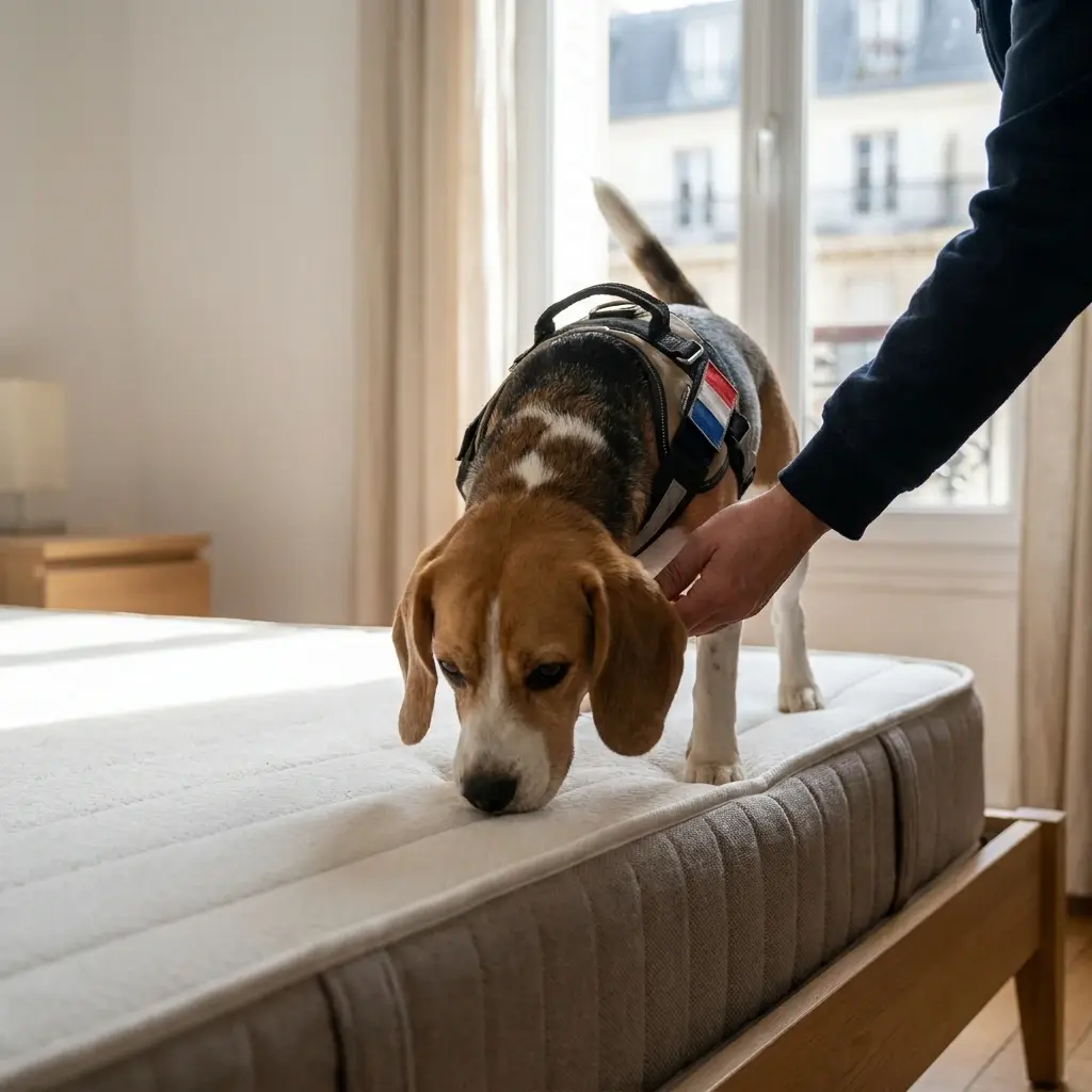 Détection canine punaise de lit Creil (60100)
