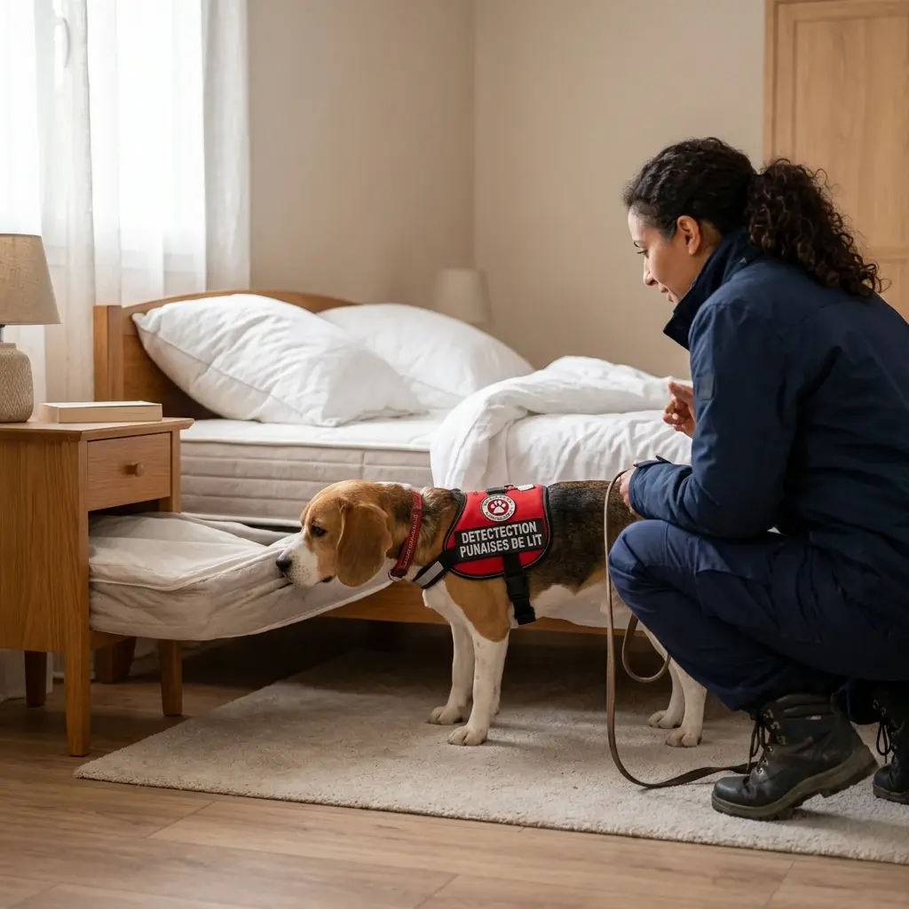 Le fonctionnement de la recherche canine sur site