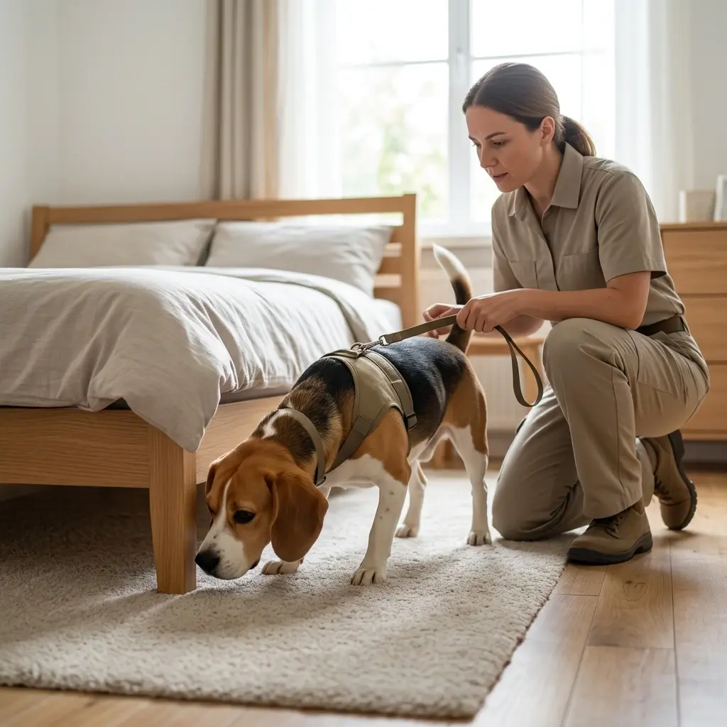 Comment fonctionne la recherche canine sur le terrain