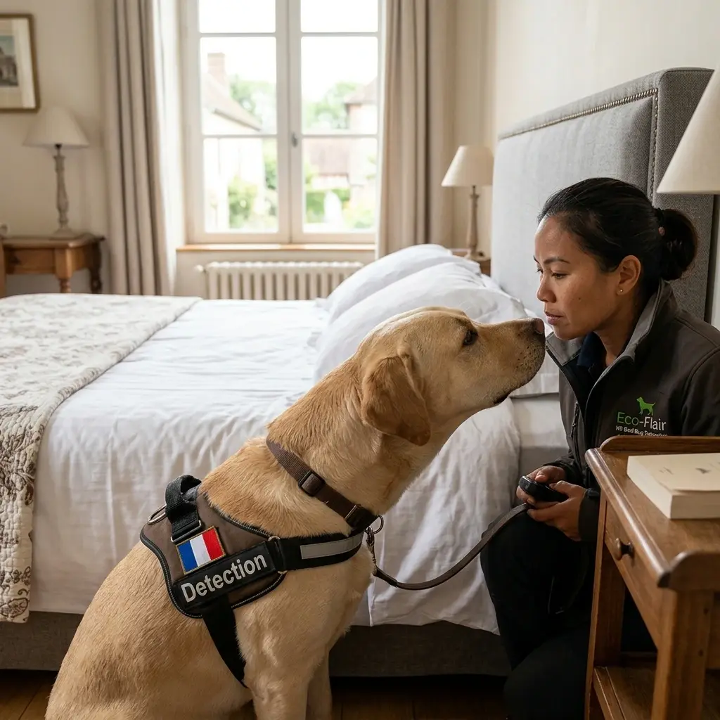 Comment fonctionne la détection canine sur place ?