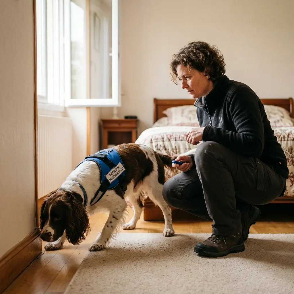 Comment se déroule la détection canine à Trosly-Breuil ?
