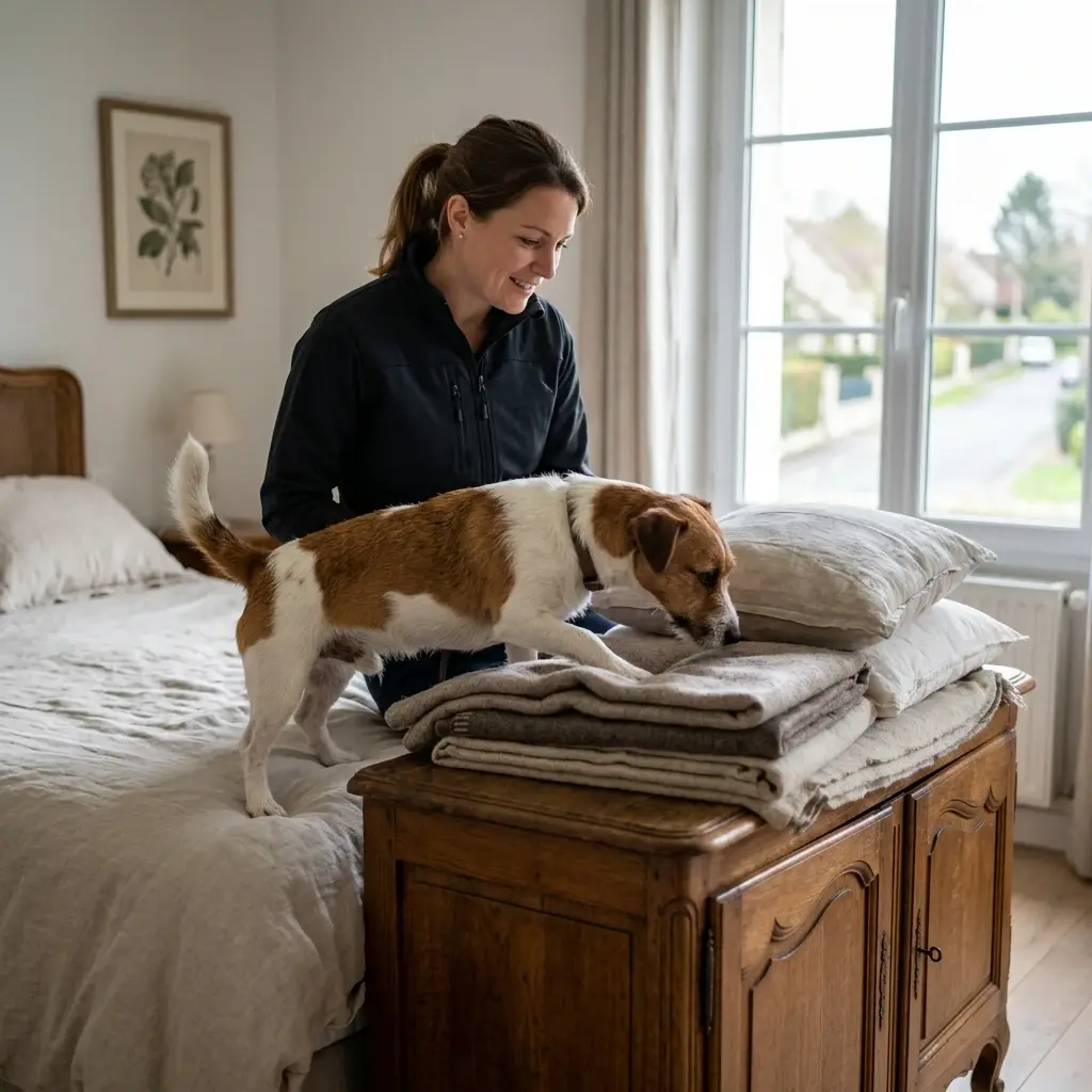 Comment se déroule la détection canine à Neuilly-en-Thelle ?