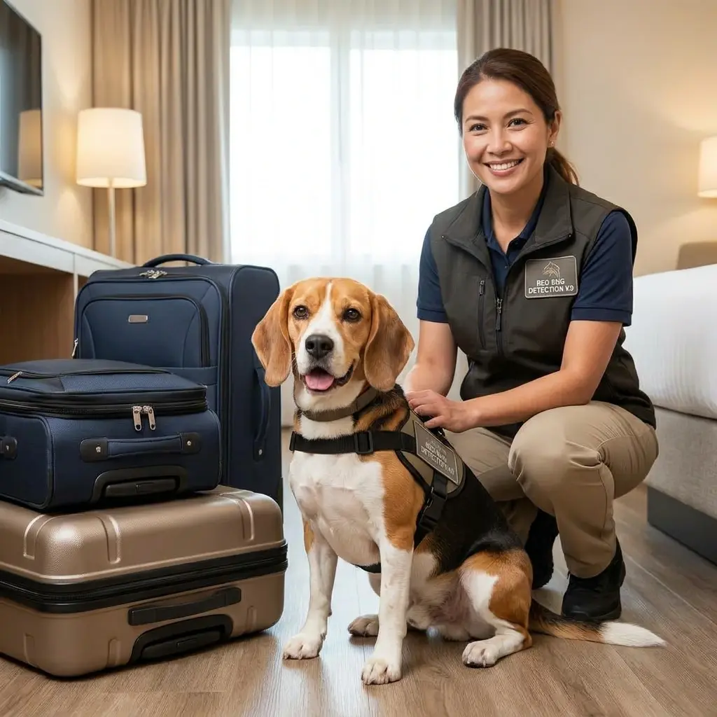 Comment se déroule la détection canine à Bornel ?