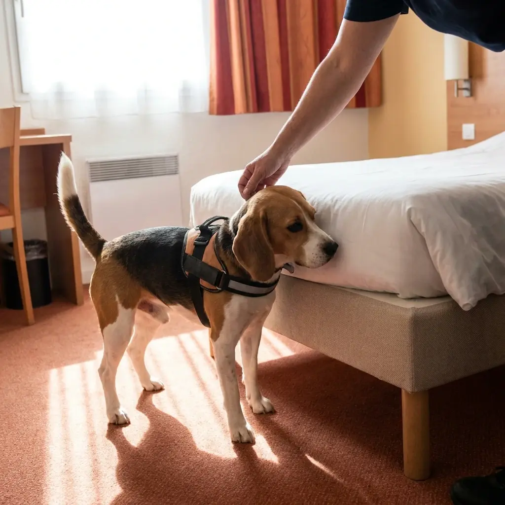 Comment se déroule la détection canine à Clermont ?