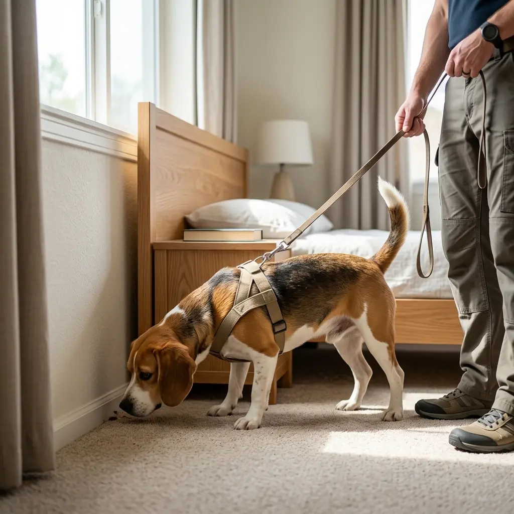 Comment se déroule la détection canine à Fitz-James ?