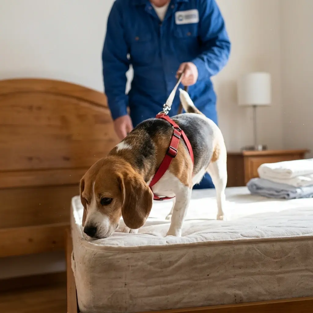 Comment réagir avant l'arrivée du chien détecteur à Pontpoint ?