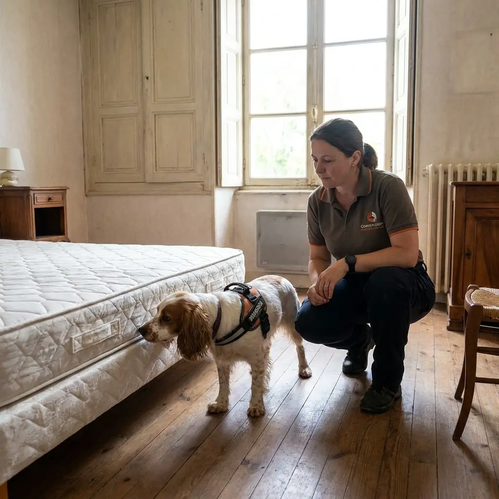 Comment fonctionne la recherche canine sur place ?