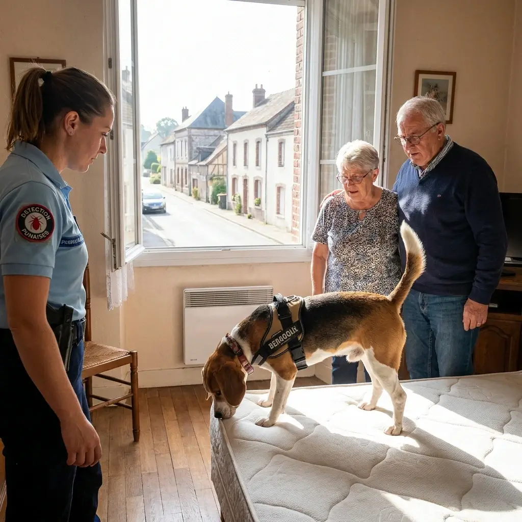 Comment se déroule la détection canine à Breuil-le-Sec ?