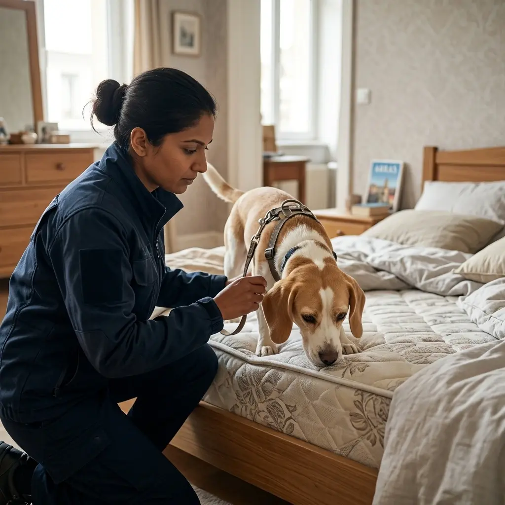 Comment réagir avant l'arrivée du chien détecteur à Arras
