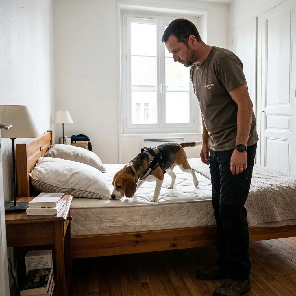 Comment se déroule la détection canine à Hénin-Beaumont ?
