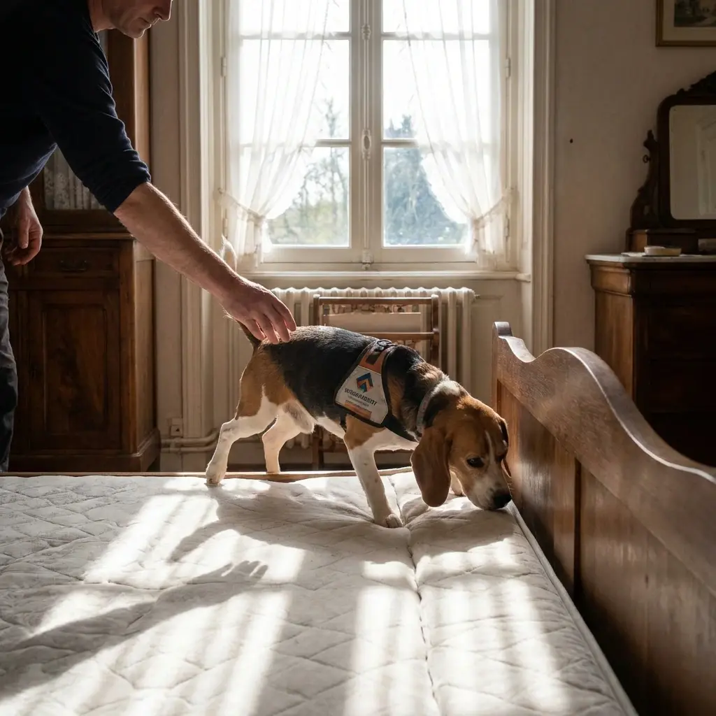 Une traque canine rigoureuse pour un résultat garanti