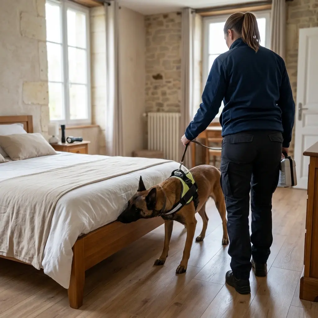 Détection canine punaise de lit La Couture (62136)