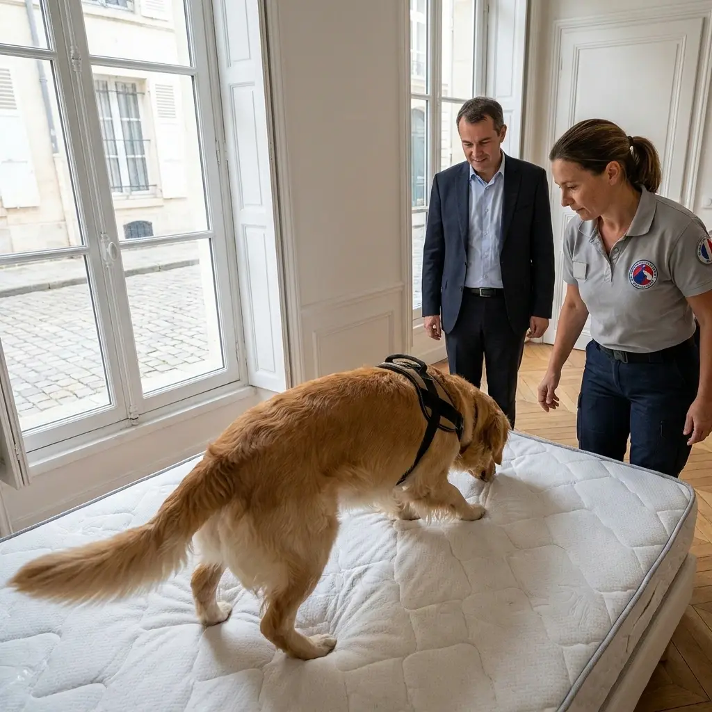 Le fonctionnement de la détection canine sur site