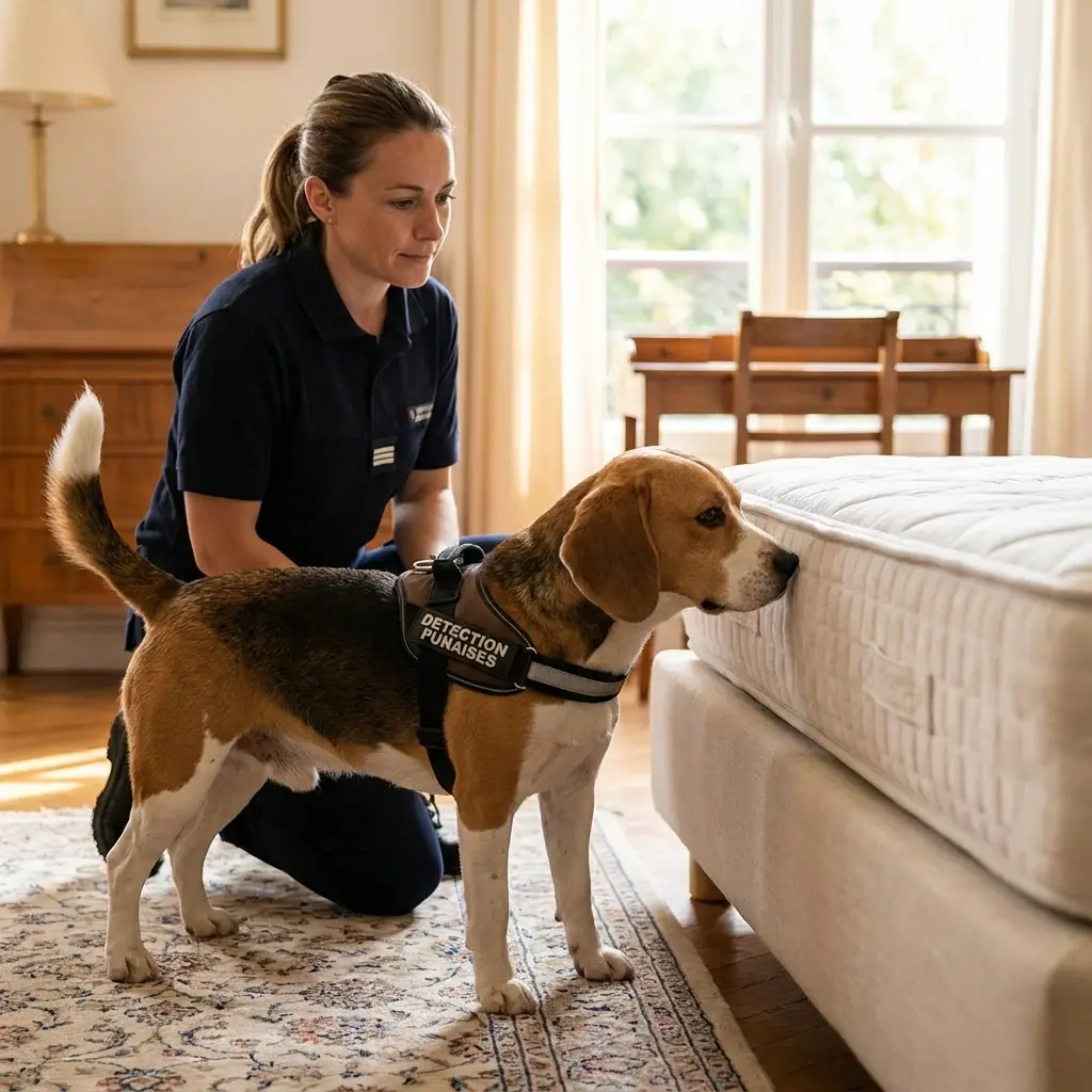Comment se déroule la détection canine à Richebourg ?