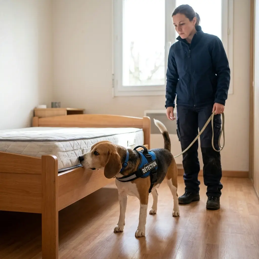 Comment fonctionne la recherche canine sur le terrain ?