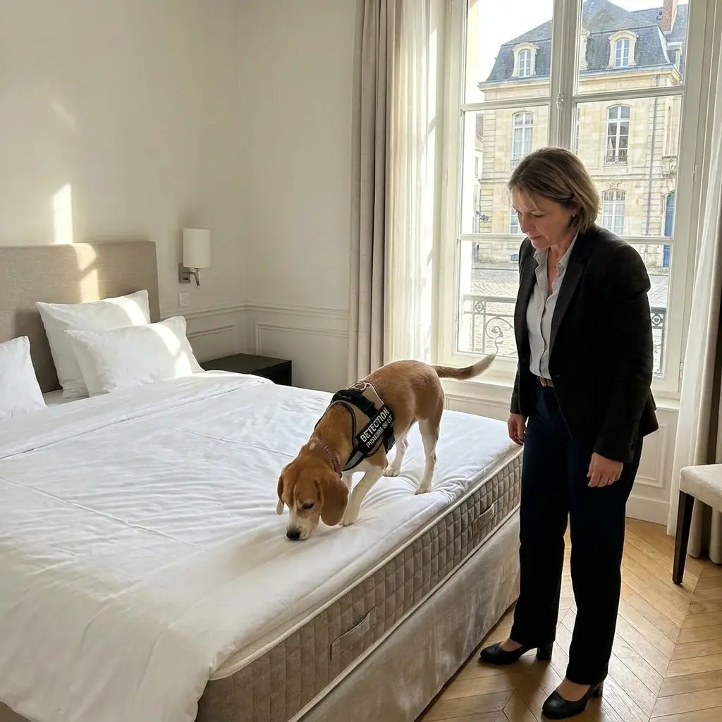 Comment réagir avant le passage du chien détecteur ?