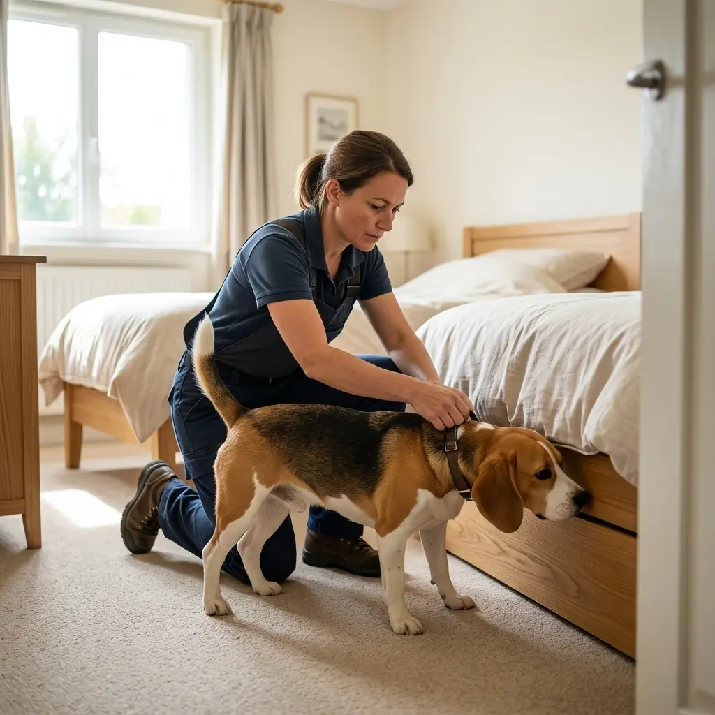 Comment fonctionne la recherche canine sur place