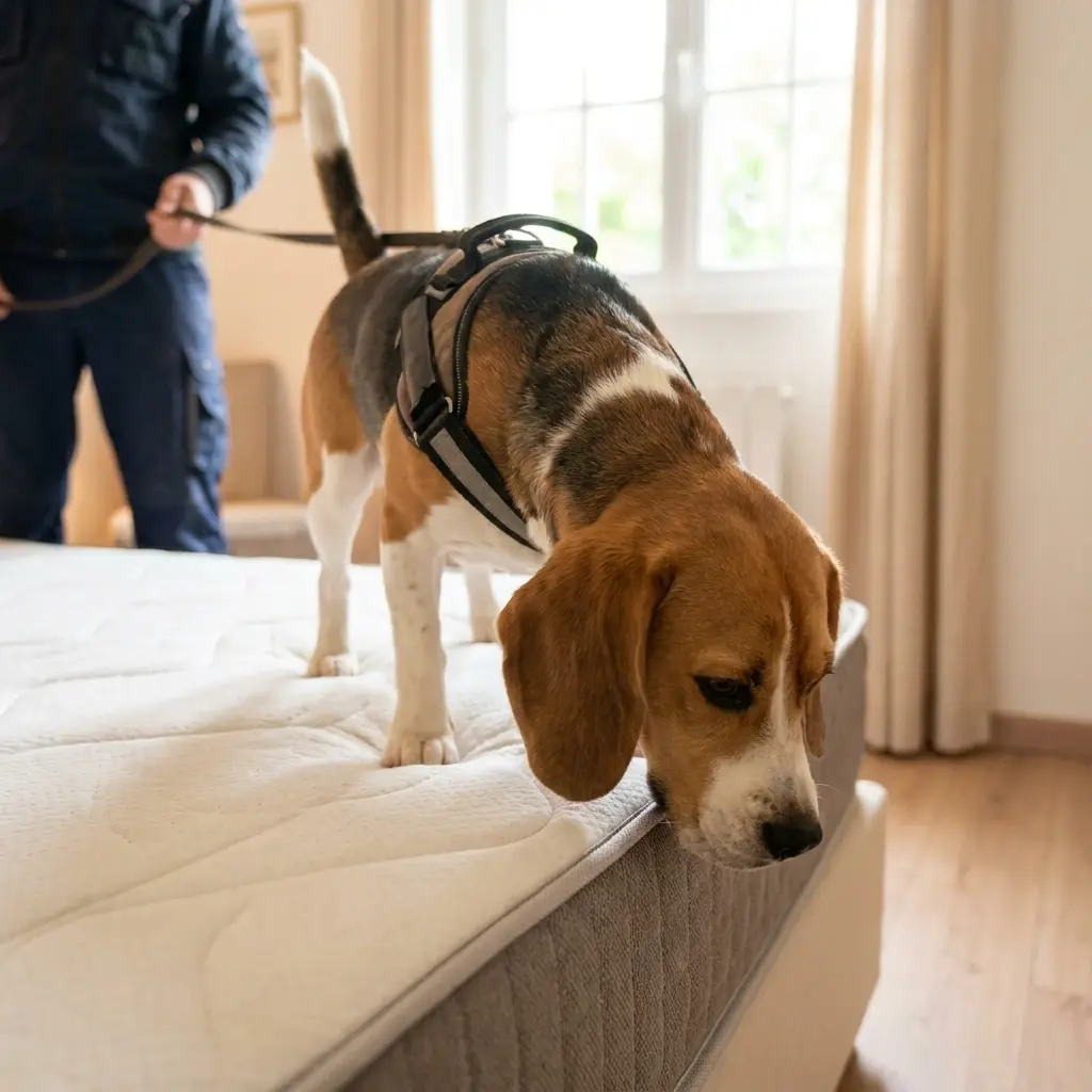 Comment se déroule la détection canine à Aix-Noulette ?