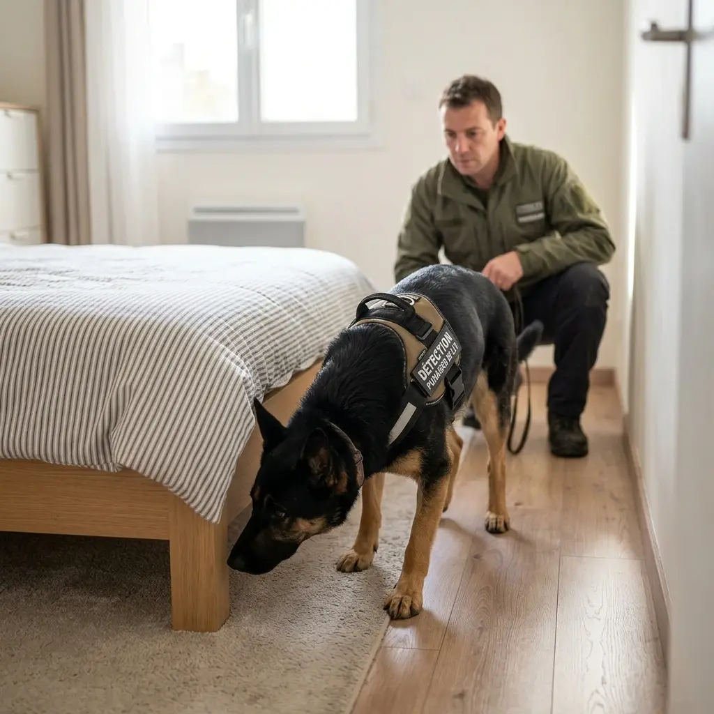 Comment fonctionne la recherche canine sur le terrain