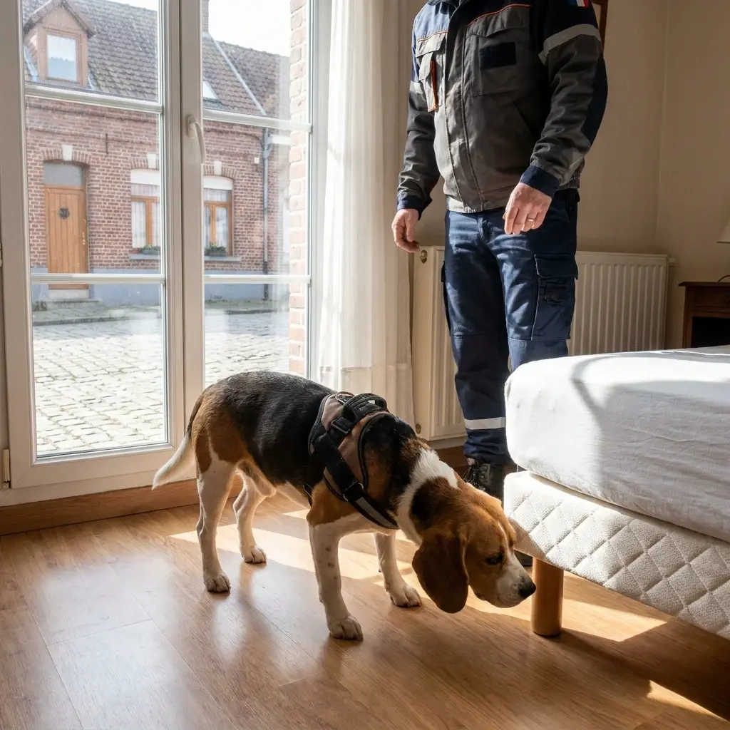 Détection canine punaise de lit Marœuil (62161)
