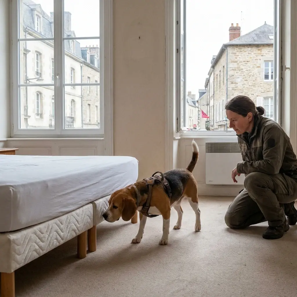 Comment se déroule la détection canine à Lillers ?