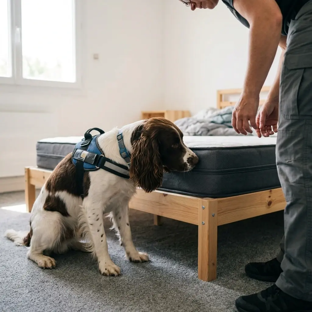 Comment se déroule la détection canine à Avion ?