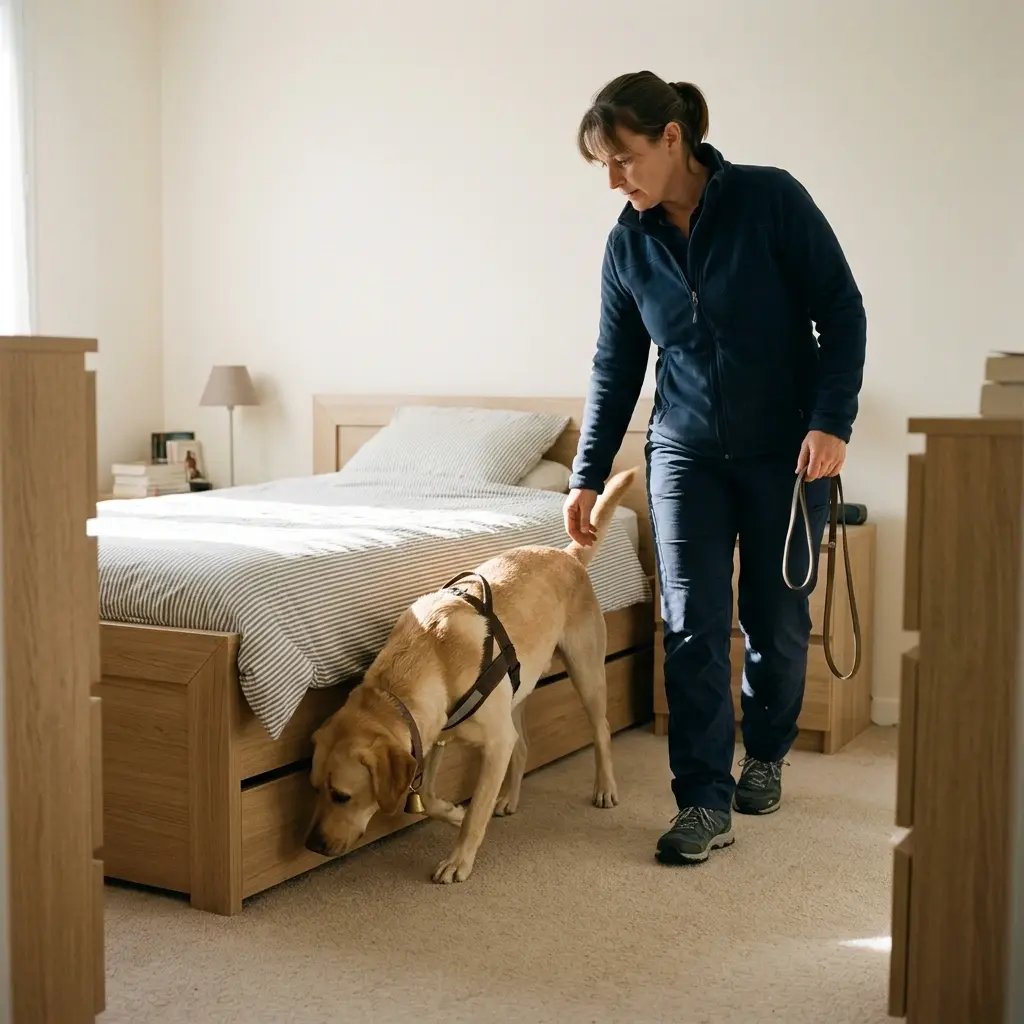 Comment se déroule la détection canine à Noyelles-sous-Lens ?