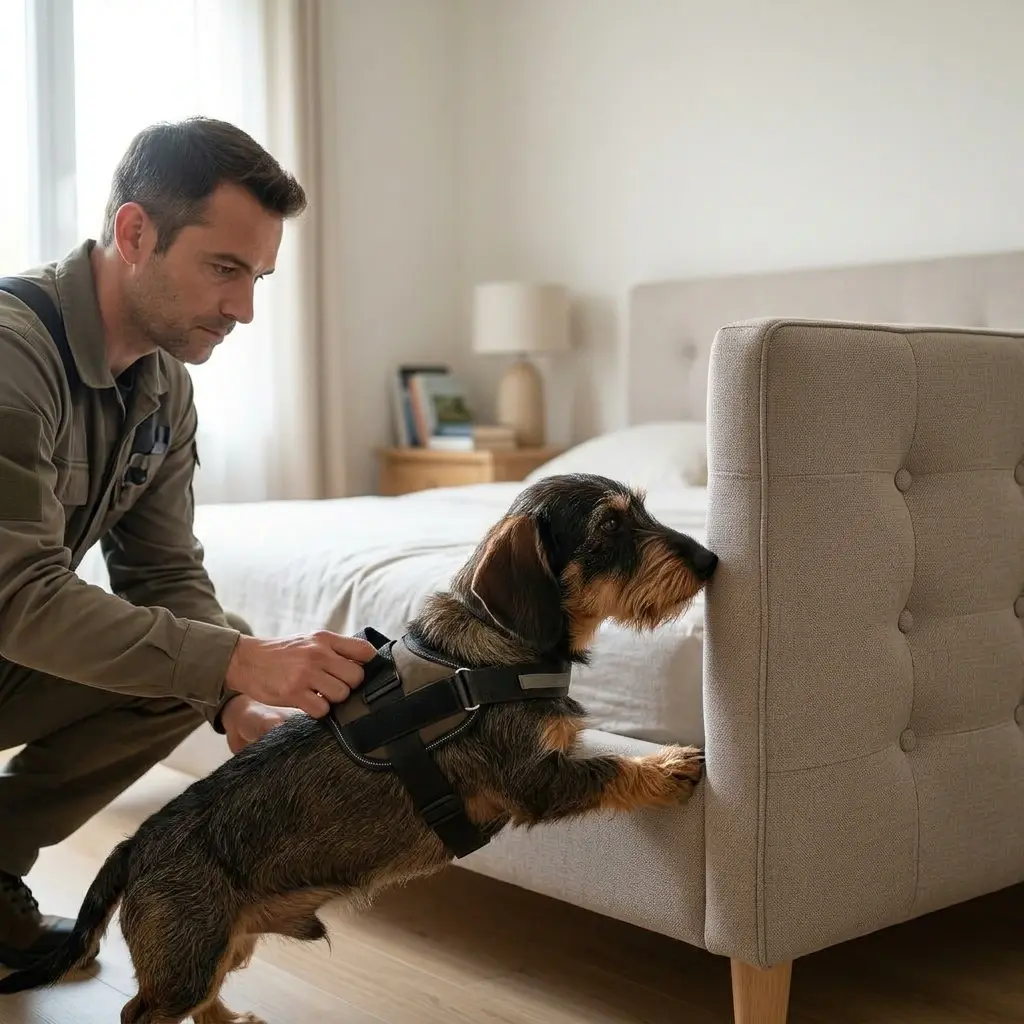 Comment se déroule la détection canine à Saint-Laurent-Blangy ?
