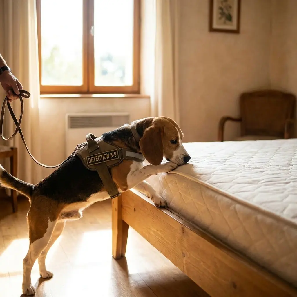 Comment se déroule la détection canine à Outreau ?