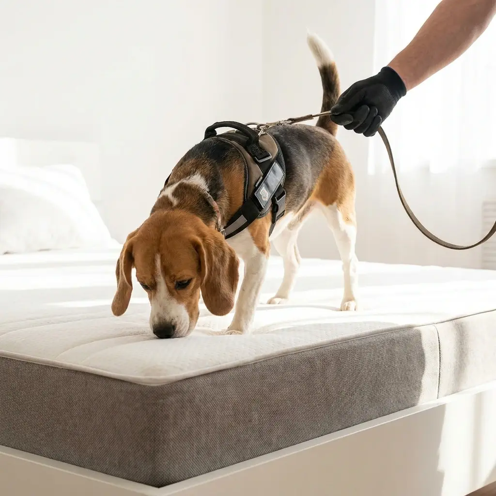 Une recherche de précision par les chiens