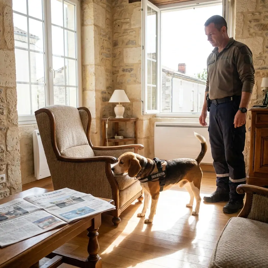 Comment se déroule la détection canine à Frévent ?