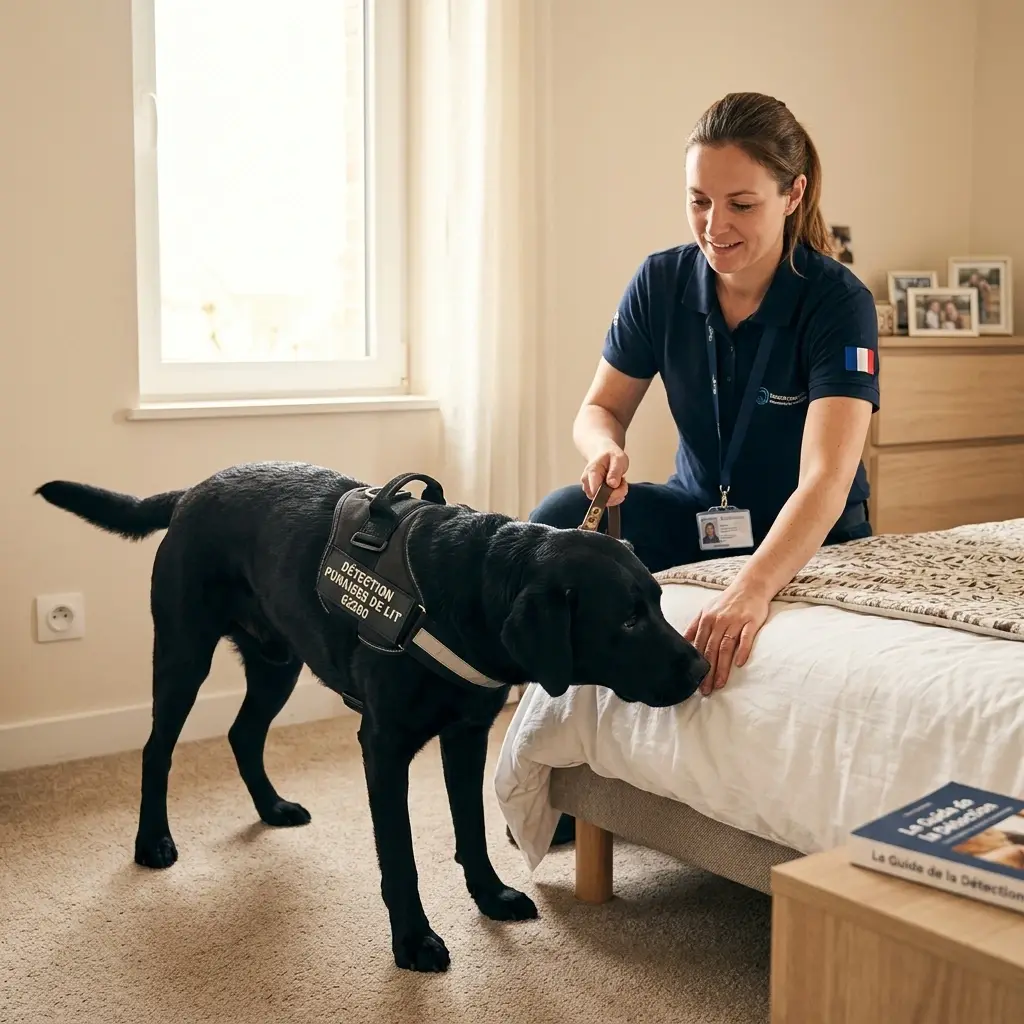 Comment réagir avant l'arrivée du chien de détection ?