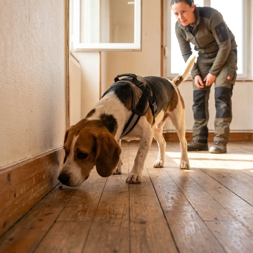 Comment réagir avant l'arrivée du chien expert à Fruges